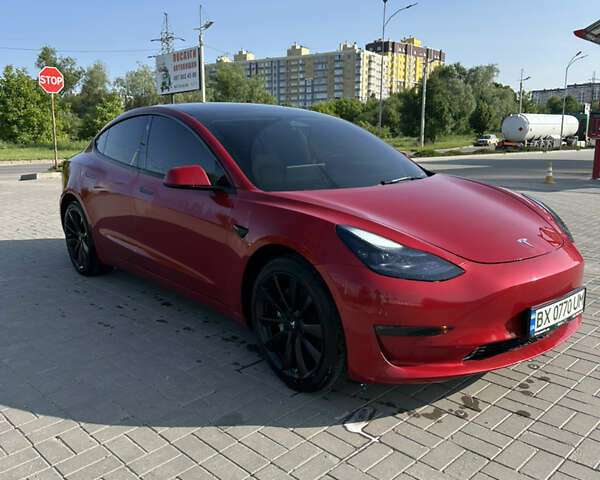Червоний Тесла Модель 3, об'ємом двигуна 0 л та пробігом 48 тис. км за 22700 $, фото 3 на Automoto.ua