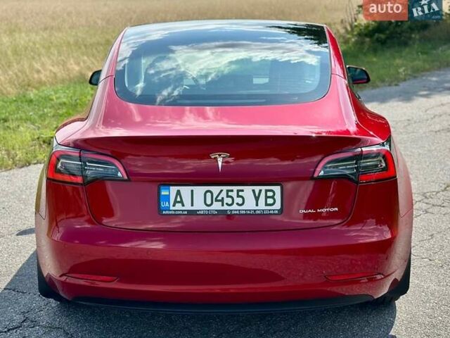 Червоний Тесла Модель 3, об'ємом двигуна 0 л та пробігом 50 тис. км за 22500 $, фото 3 на Automoto.ua