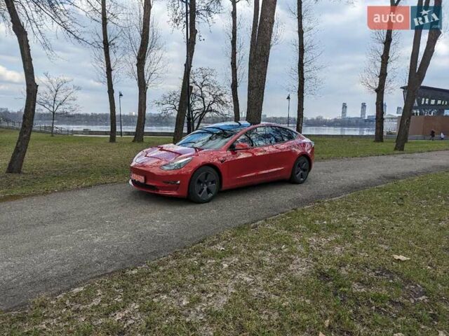 Червоний Тесла Модель 3, об'ємом двигуна 0 л та пробігом 73 тис. км за 26450 $, фото 1 на Automoto.ua