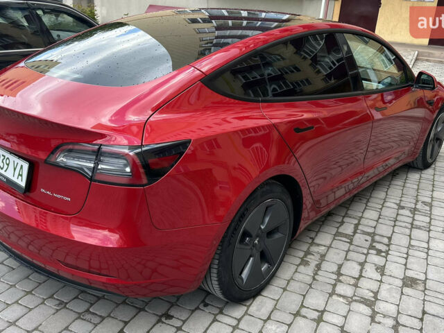 Красный Тесла Модель 3, объемом двигателя 0 л и пробегом 105 тыс. км за 22500 $, фото 4 на Automoto.ua