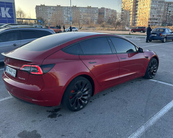 Красный Тесла Модель 3, объемом двигателя 0 л и пробегом 38 тыс. км за 26000 $, фото 8 на Automoto.ua