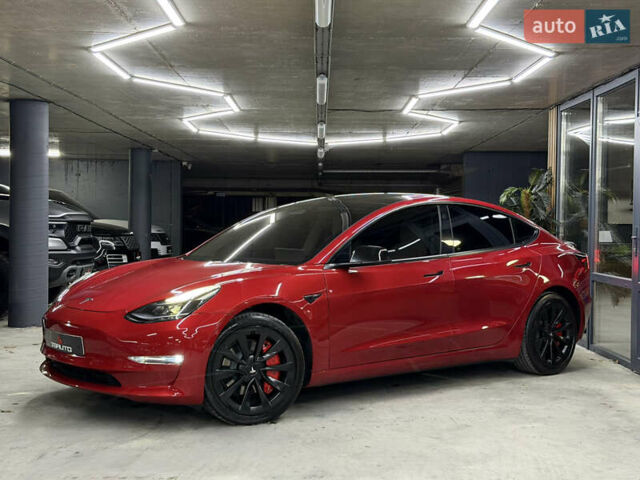 Червоний Тесла Модель 3, об'ємом двигуна 0 л та пробігом 43 тис. км за 22900 $, фото 6 на Automoto.ua