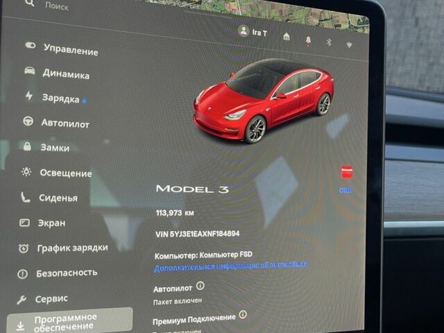 Тесла Модель 3 2022 у Луцьку на Automoto.ua Червоний Тесла Модель 3, об'ємом двигуна 0 л та пробігом 114 тис. км за 15350 $, фото 19 на Automoto.ua