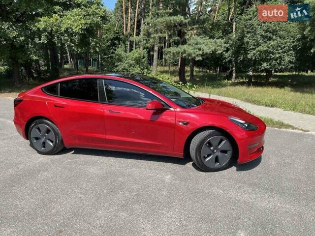 Червоний Тесла Модель 3, об'ємом двигуна 0 л та пробігом 60 тис. км за 21000 $, фото 1 на Automoto.ua