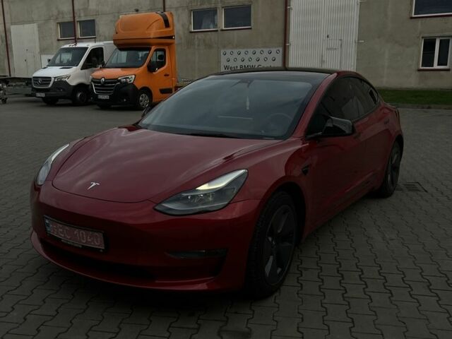 Червоний Тесла Модель 3, об'ємом двигуна 0 л та пробігом 105 тис. км за 17500 $, фото 1 на Automoto.ua