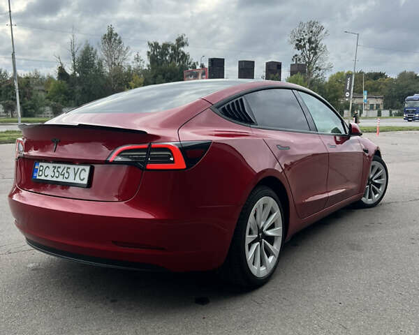 Тесла Модель 3 2022 в Львове на Automoto.ua Красный Тесла Модель 3, объемом двигателя 0 л и пробегом 112 тыс. км за 18900 $, фото 7 на Automoto.ua