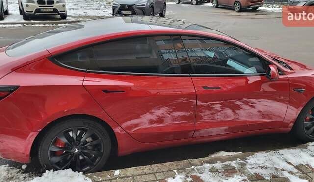 Красный Тесла Модель 3, объемом двигателя 0 л и пробегом 43 тыс. км за 27000 $, фото 7 на Automoto.ua