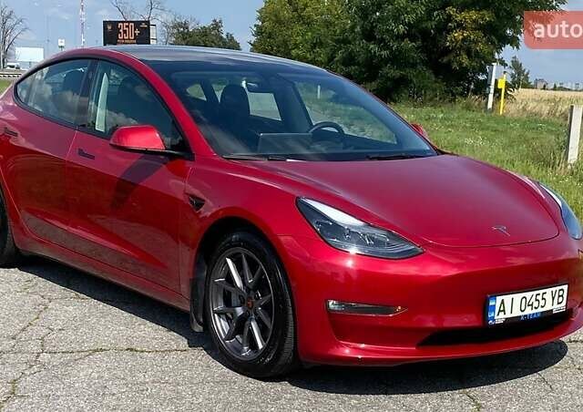 Червоний Тесла Модель 3, об'ємом двигуна 0 л та пробігом 50 тис. км за 22500 $, фото 1 на Automoto.ua