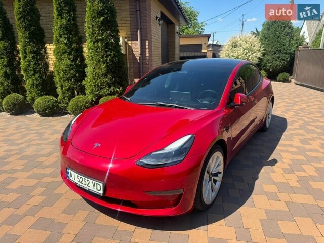 Червоний Тесла Модель 3, об'ємом двигуна 0 л та пробігом 210 тис. км за 20950 $, фото 1 на Automoto.ua
