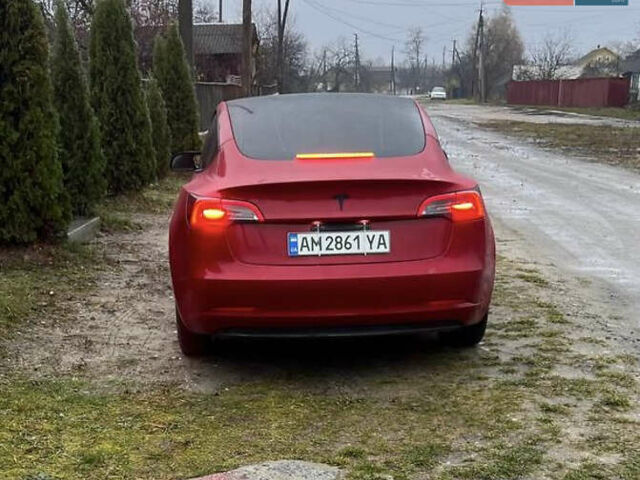 Красный Тесла Модель 3, объемом двигателя 0 л и пробегом 45 тыс. км за 20500 $, фото 25 на Automoto.ua