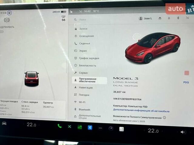 Красный Тесла Модель 3, объемом двигателя 0 л и пробегом 35 тыс. км за 23999 $, фото 26 на Automoto.ua