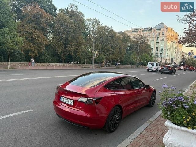 Червоний Тесла Модель 3, об'ємом двигуна 0 л та пробігом 55 тис. км за 26000 $, фото 3 на Automoto.ua