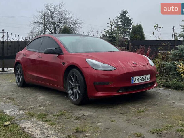 Красный Тесла Модель 3, объемом двигателя 0 л и пробегом 45 тыс. км за 22800 $, фото 15 на Automoto.ua