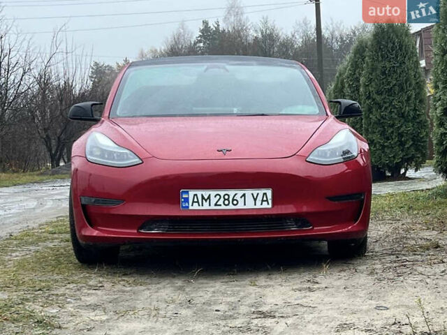 Красный Тесла Модель 3, объемом двигателя 0 л и пробегом 45 тыс. км за 22800 $, фото 3 на Automoto.ua