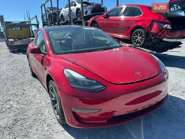 Красный Тесла Модель 3, объемом двигателя 0 л и пробегом 45 тыс. км за 12000 $, фото 3 на Automoto.ua