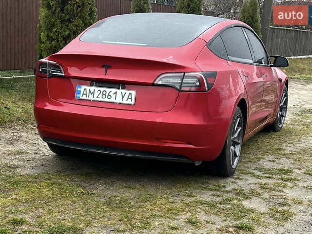 Красный Тесла Модель 3, объемом двигателя 0 л и пробегом 45 тыс. км за 22800 $, фото 11 на Automoto.ua