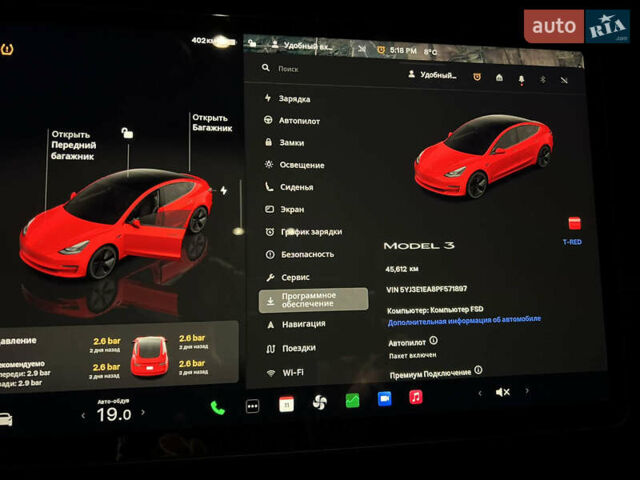 Красный Тесла Модель 3, объемом двигателя 0 л и пробегом 45 тыс. км за 20500 $, фото 28 на Automoto.ua