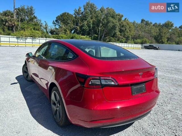 Червоний Тесла Модель 3, об'ємом двигуна 0 л та пробігом 45 тис. км за 19000 $, фото 1 на Automoto.ua