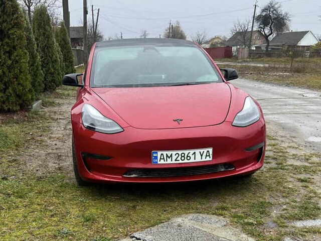 Красный Тесла Модель 3, объемом двигателя 0 л и пробегом 45 тыс. км за 22800 $, фото 5 на Automoto.ua