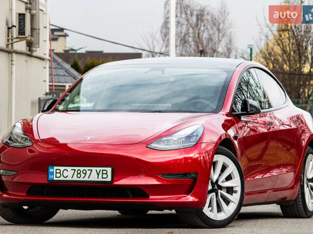 Червоний Тесла Модель 3, об'ємом двигуна 0 л та пробігом 38 тис. км за 23700 $, фото 3 на Automoto.ua