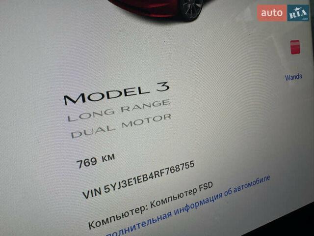Тесла Модель 3 2024 у Вінниці на Automoto.ua Червоний Тесла Модель 3, об'ємом двигуна 0 л та пробігом 1 тис. км за 34000 $, фото 13 на Automoto.ua