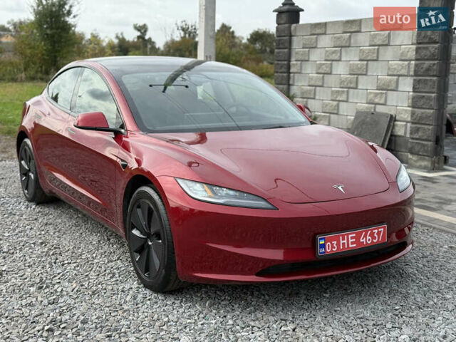 Тесла Модель 3 2024 в Дубно на Automoto.ua Красный Тесла Модель 3, объемом двигателя 0 л и пробегом 12 тыс. км за 25500 $, фото 1 на Automoto.ua