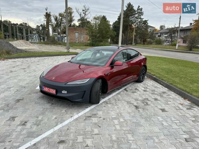 Красный Тесла Модель 3, объемом двигателя 0 л и пробегом 5 тыс. км за 27200 $, фото 3 на Automoto.ua