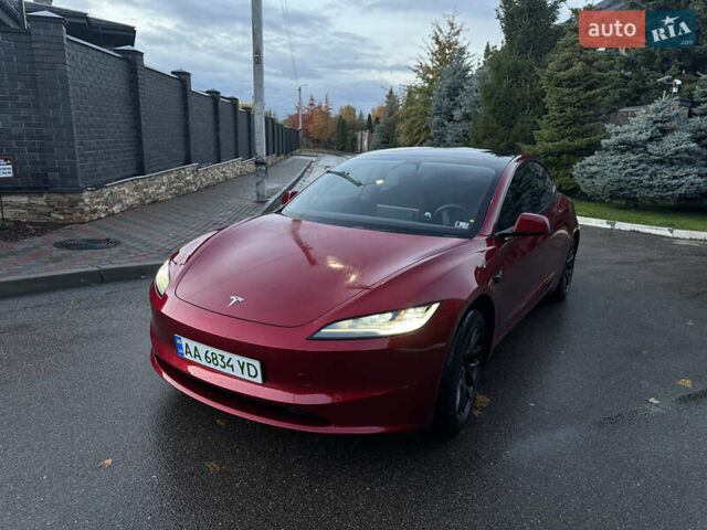 Червоний Тесла Модель 3, об'ємом двигуна 0 л та пробігом 43 тис. км за 34970 $, фото 1 на Automoto.ua