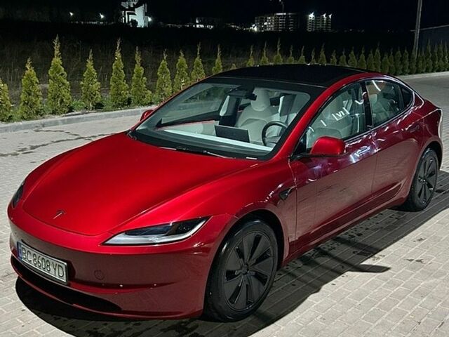 Красный Тесла Модель 3, объемом двигателя 0 л и пробегом 14 тыс. км за 27500 $, фото 1 на Automoto.ua