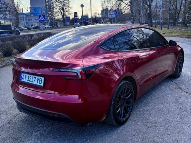 Красный Тесла Модель 3, объемом двигателя 0 л и пробегом 26 тыс. км за 27500 $, фото 3 на Automoto.ua