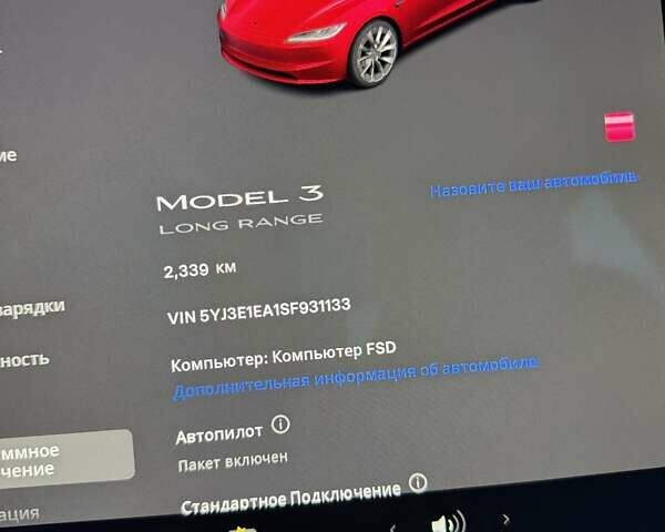 Красный Тесла Модель 3, объемом двигателя 0 л и пробегом 2 тыс. км за 24999 $, фото 59 на Automoto.ua