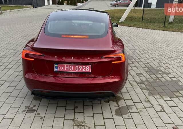 Красный Тесла Модель 3, объемом двигателя 0 л и пробегом 2 тыс. км за 24999 $, фото 8 на Automoto.ua