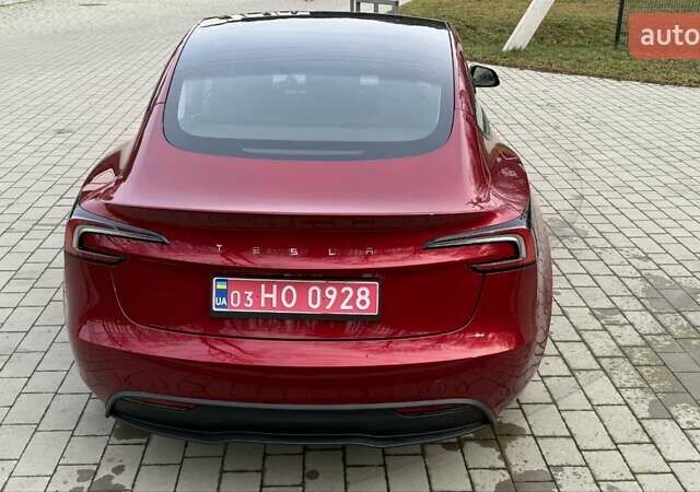 Красный Тесла Модель 3, объемом двигателя 0 л и пробегом 2 тыс. км за 24999 $, фото 10 на Automoto.ua