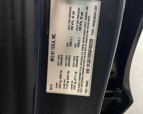 Тесла Модель 3, об'ємом двигуна 0 л та пробігом 47 тис. км за 29000 $, фото 22 на Automoto.ua