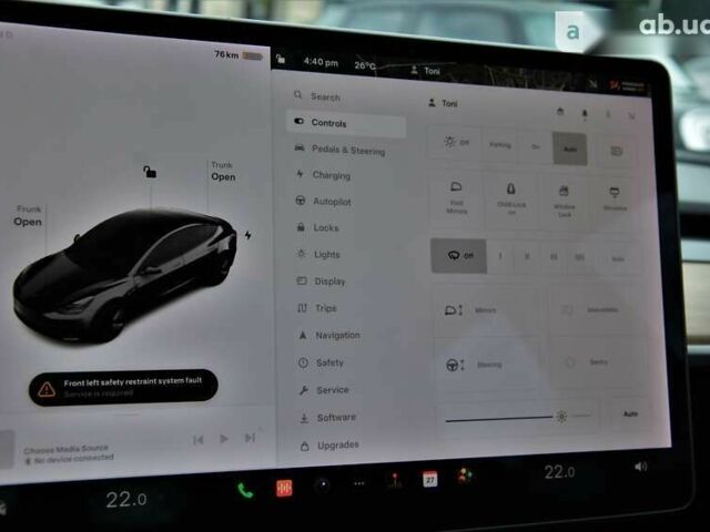 Тесла Модель 3 2020 у Києві на Automoto.ua Тесла Модель 3, об'ємом двигуна 0 л та пробігом 74 тис. км за 37999 $, фото 18 на Automoto.ua