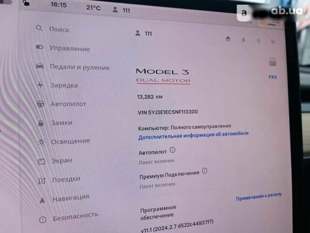 Тесла Модель 3, об'ємом двигуна 0 л та пробігом 13 тис. км за 32000 $, фото 19 на Automoto.ua