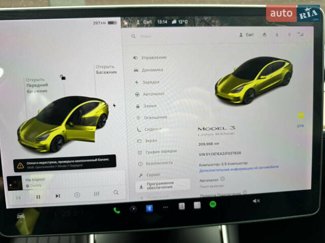 Тесла Модель 3, об'ємом двигуна 0 л та пробігом 209 тис. км за 13500 $, фото 16 на Automoto.ua