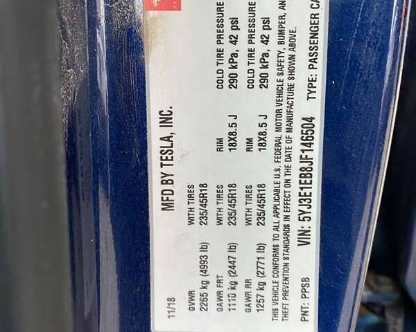 Тесла Модель 3, объемом двигателя 0 л и пробегом 197 тыс. км за 14700 $, фото 20 на Automoto.ua