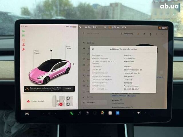 Тесла Модель 3, объемом двигателя 0 л и пробегом 123 тыс. км за 12800 $, фото 15 на Automoto.ua