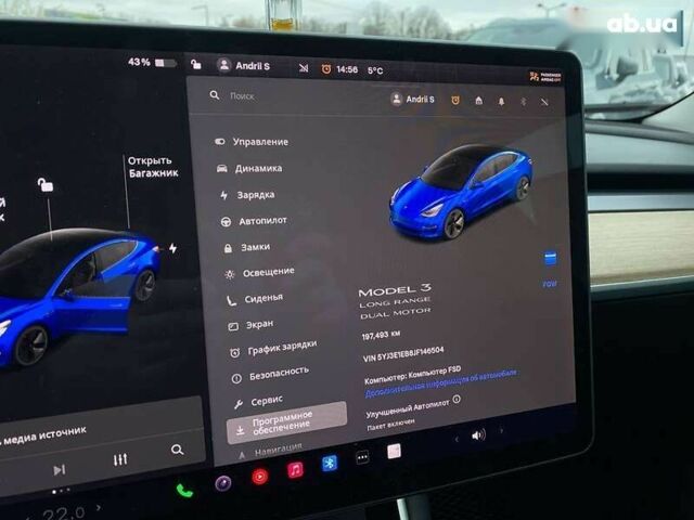 Тесла Модель 3, объемом двигателя 0 л и пробегом 197 тыс. км за 14700 $, фото 11 на Automoto.ua