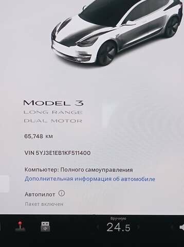 Тесла Модель 3, объемом двигателя 0 л и пробегом 65 тыс. км за 26000 $, фото 25 на Automoto.ua