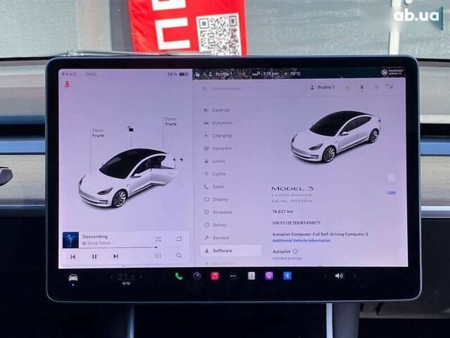 Тесла Модель 3, об'ємом двигуна 0 л та пробігом 75 тис. км за 21999 $, фото 19 на Automoto.ua