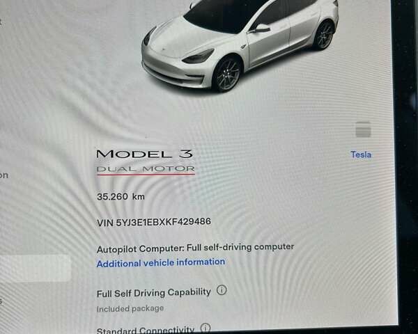 Тесла Модель 3, объемом двигателя 0 л и пробегом 38 тыс. км за 28000 $, фото 11 на Automoto.ua