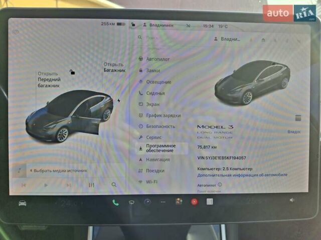 Тесла Модель 3, об'ємом двигуна 0 л та пробігом 75 тис. км за 16900 $, фото 1 на Automoto.ua