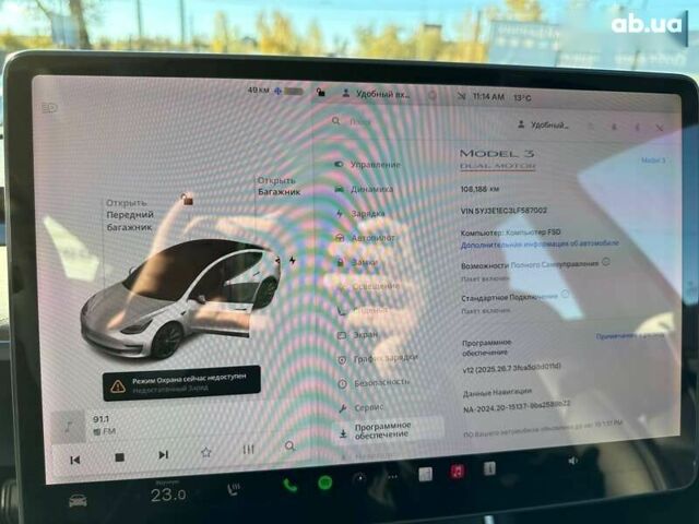 Тесла Модель 3, об'ємом двигуна 0 л та пробігом 108 тис. км за 17950 $, фото 25 на Automoto.ua