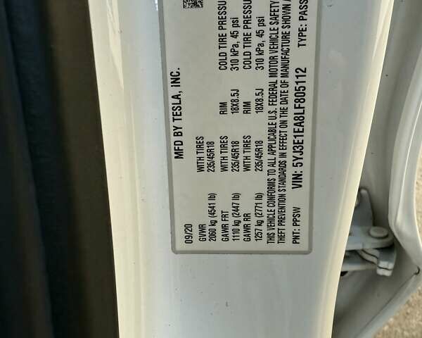 Тесла Модель 3, об'ємом двигуна 0 л та пробігом 14 тис. км за 18900 $, фото 22 на Automoto.ua