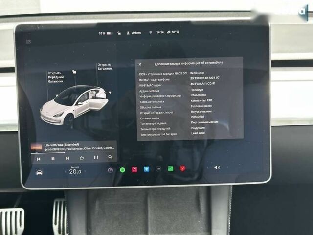 Тесла Модель 3, объемом двигателя 0 л и пробегом 48 тыс. км за 23500 $, фото 18 на Automoto.ua