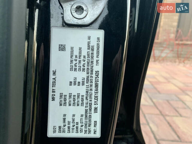 Тесла Модель 3, об'ємом двигуна 0 л та пробігом 52 тис. км за 19100 $, фото 22 на Automoto.ua