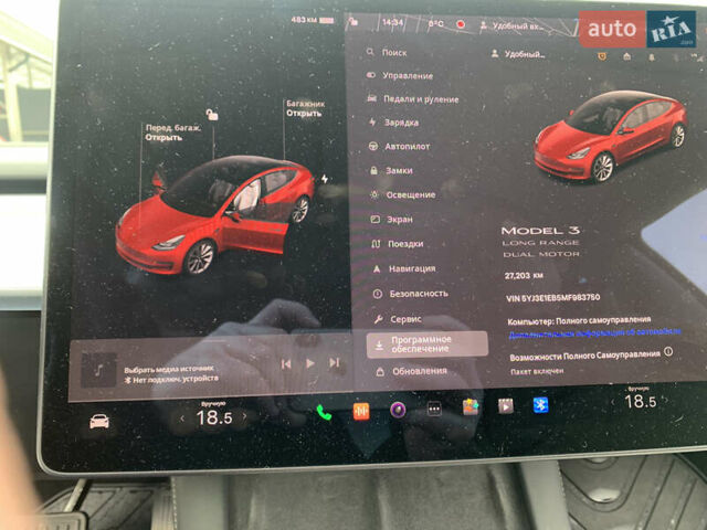Тесла Модель 3, объемом двигателя 0 л и пробегом 27 тыс. км за 26900 $, фото 35 на Automoto.ua