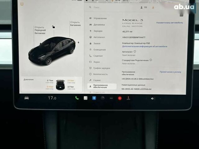 Тесла Модель 3, объемом двигателя 0 л и пробегом 45 тыс. км за 23500 $, фото 18 на Automoto.ua